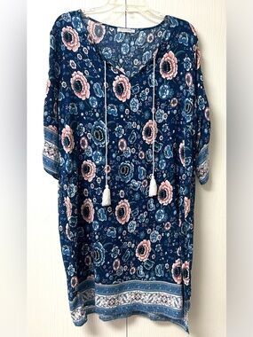 Boho Casual Print Dress Size XL